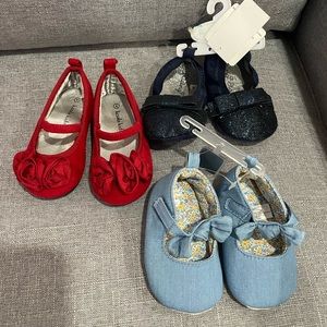 BUNDLE of Baby Girl Shoes